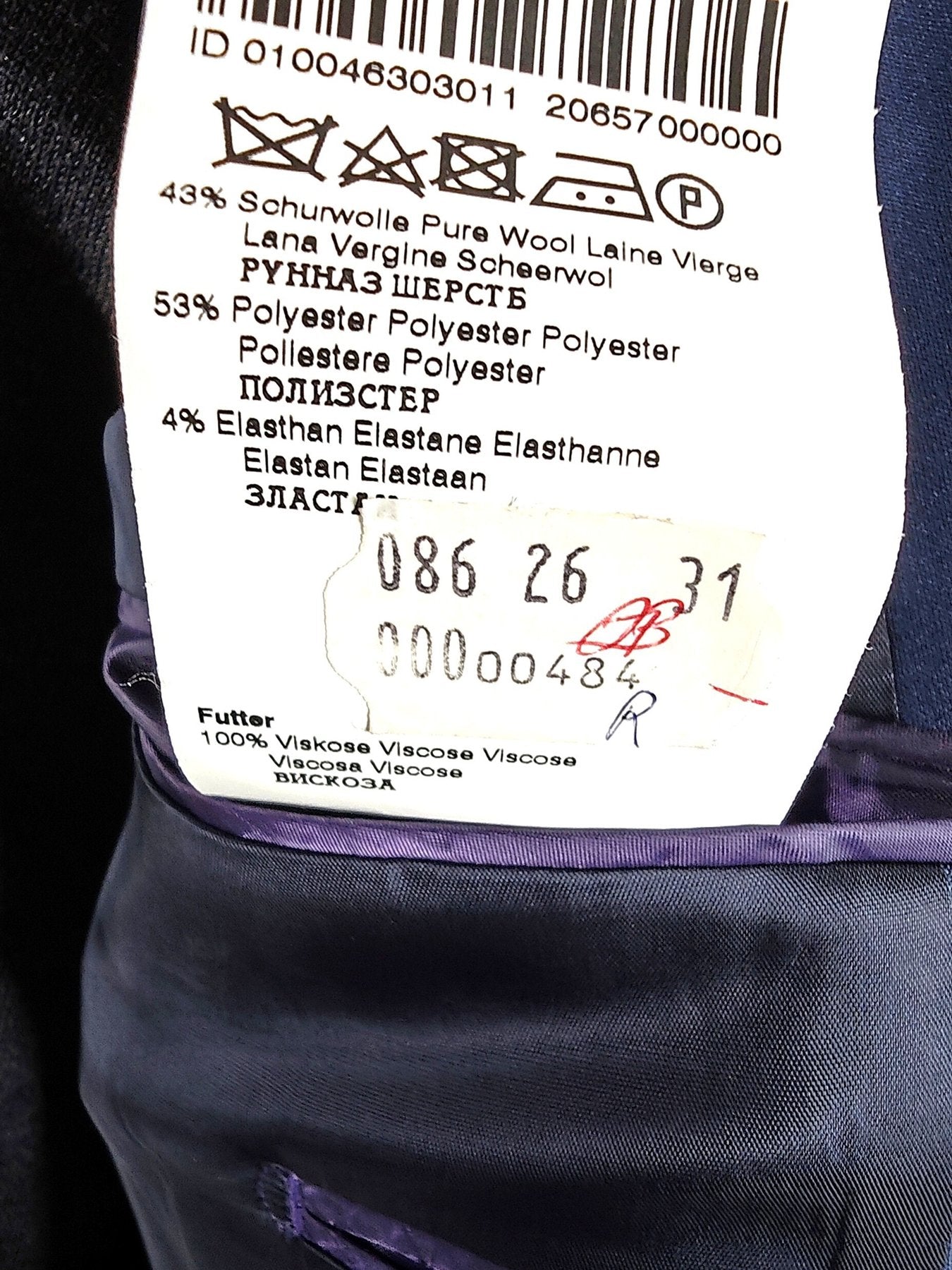 Benvenuto Purple Label Blazer