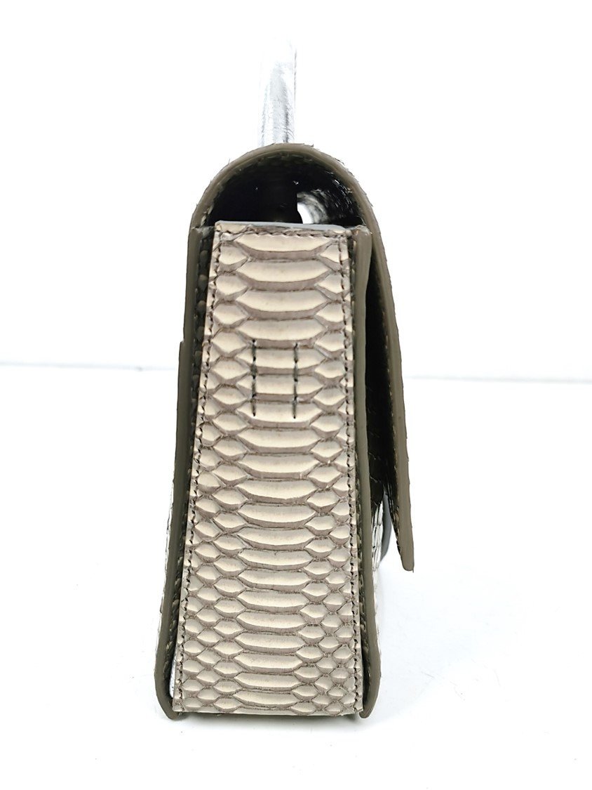 Borsa a mano Maison Martin Margiela - Pelle di serpente arcobaleno