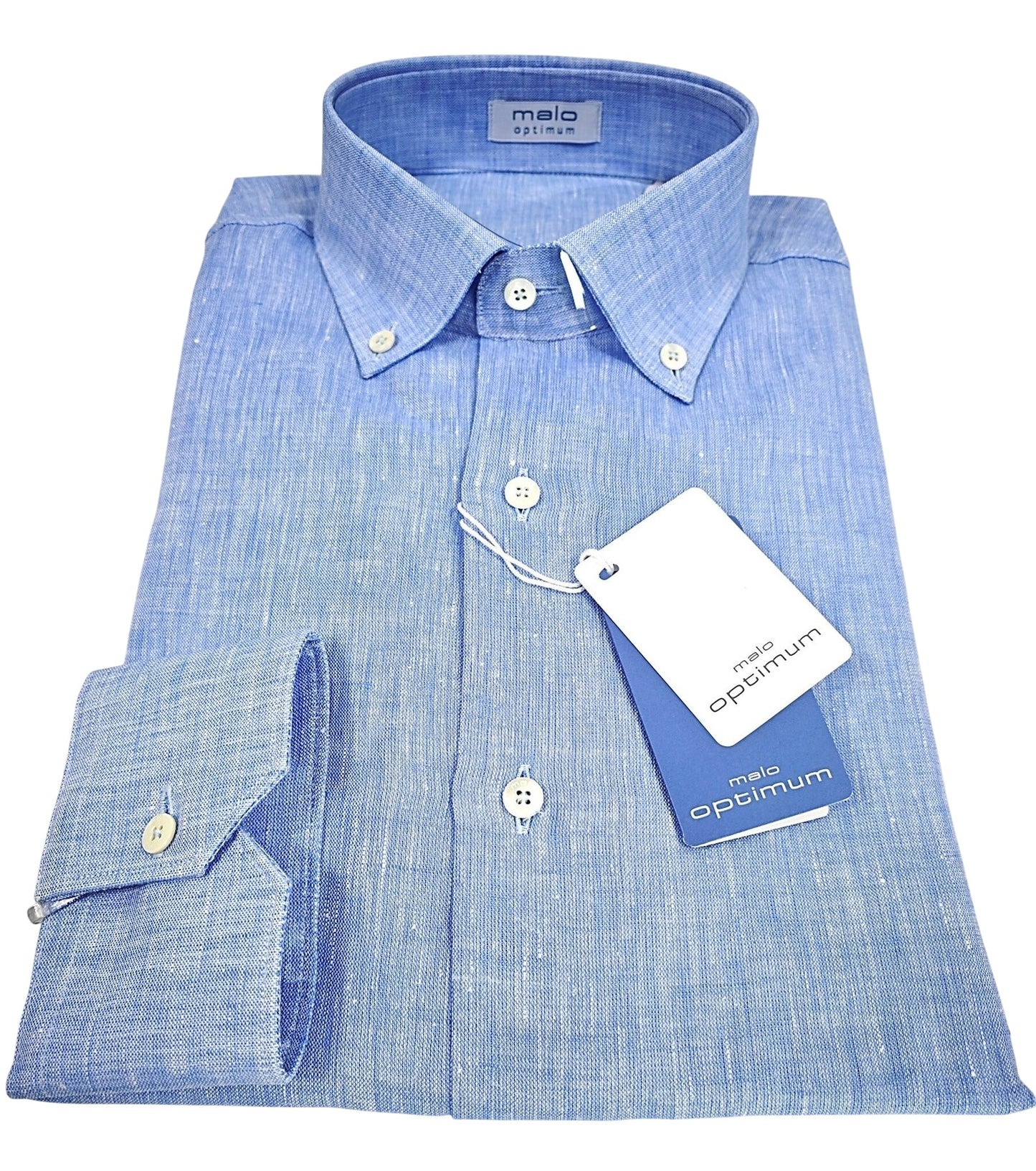 Malo Linen Button Down Shirt