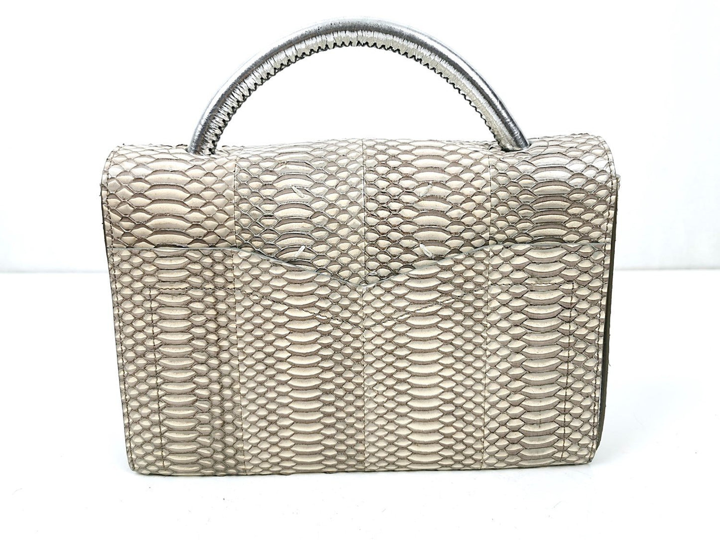 Borsa a mano Maison Martin Margiela - Pelle di serpente arcobaleno
