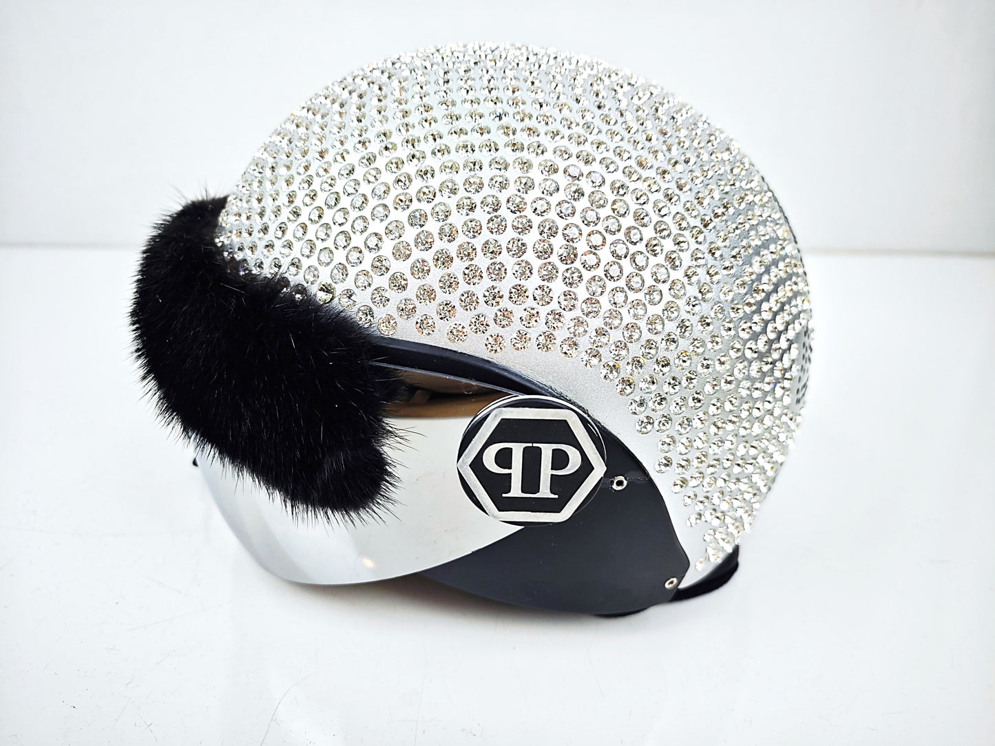 Casco Phillip Plein con pietre di zirconia