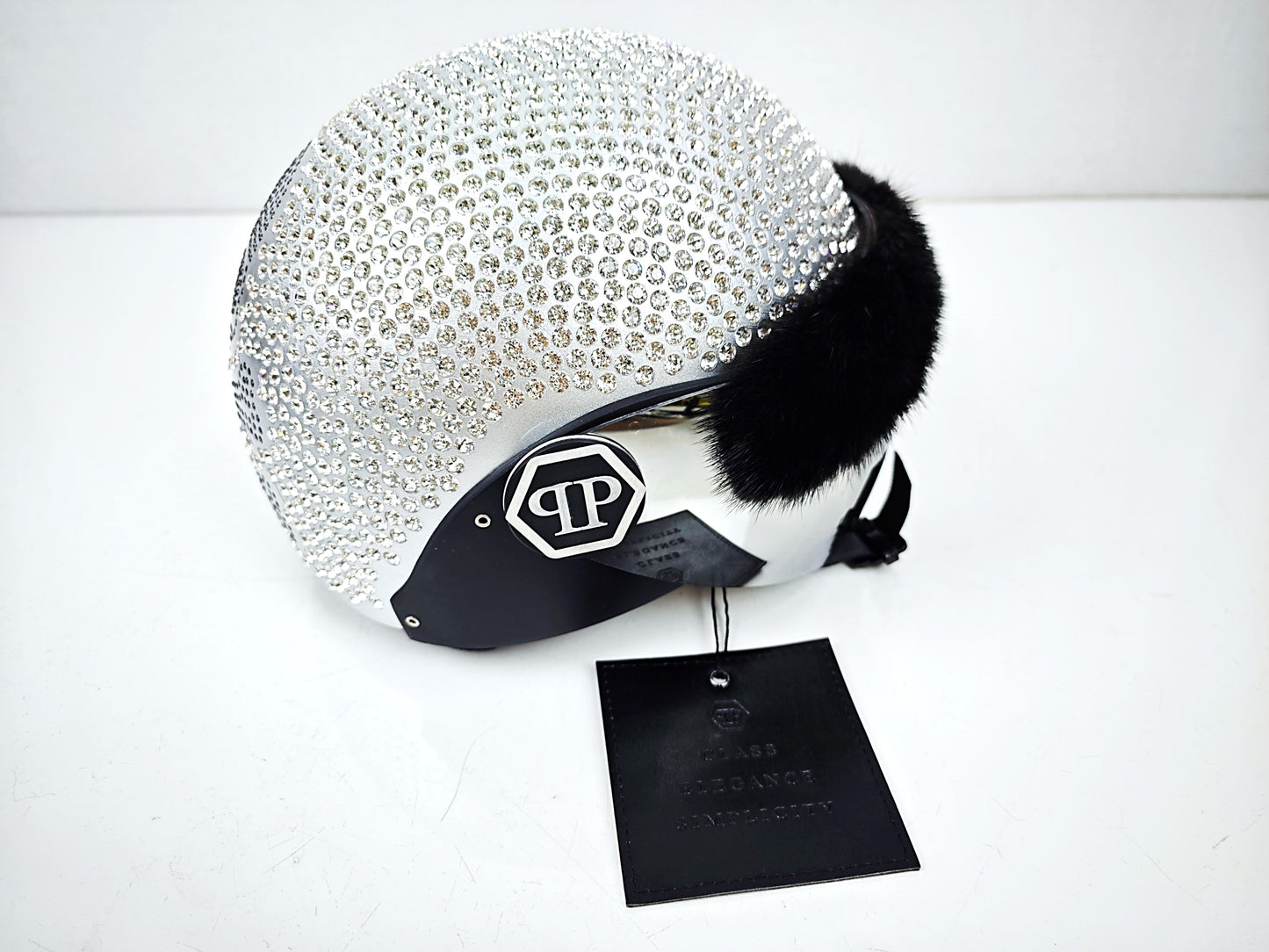 Casco Phillip Plein con pietre di zirconia