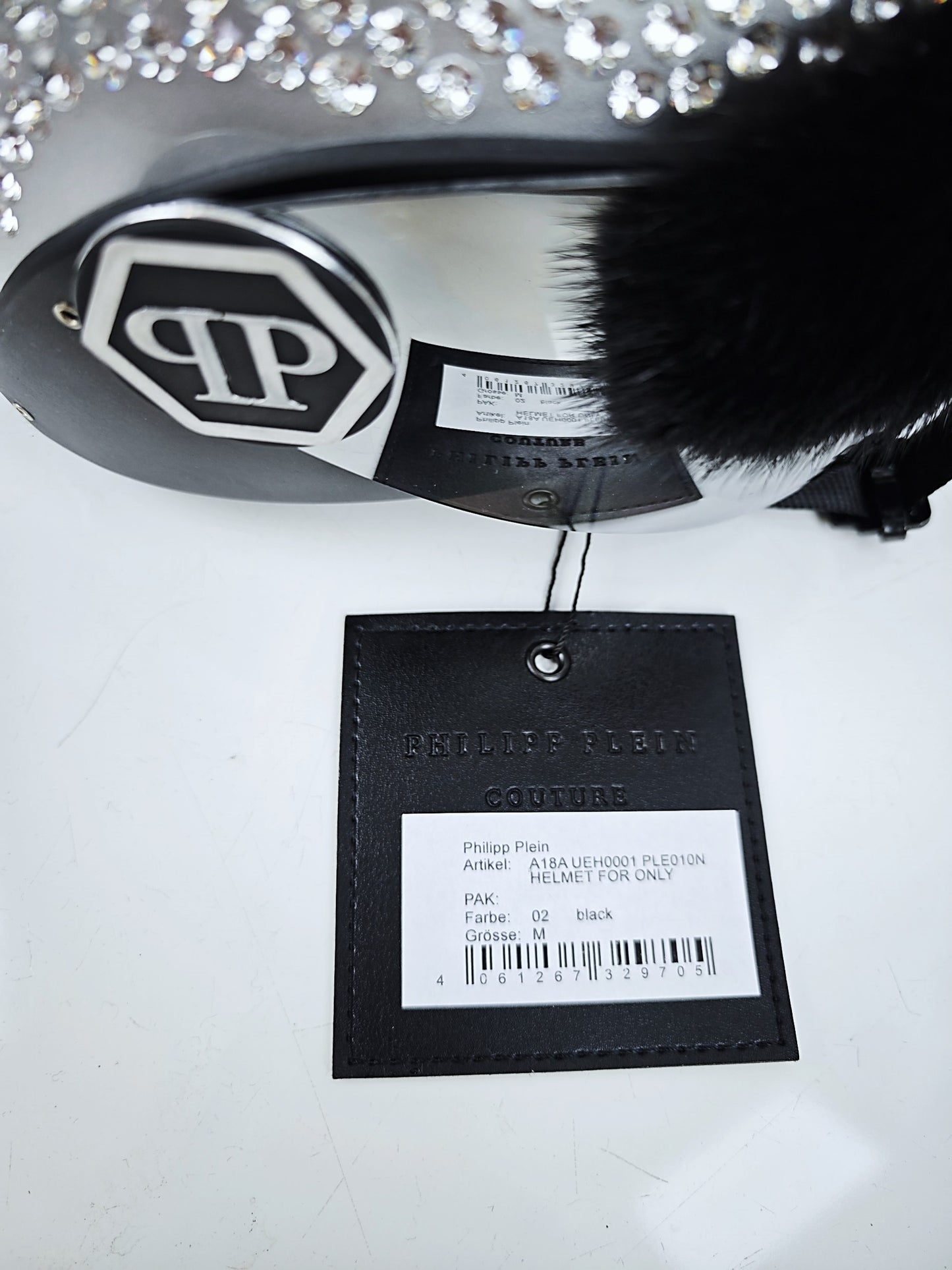 Casco Phillip Plein con pietre di zirconia