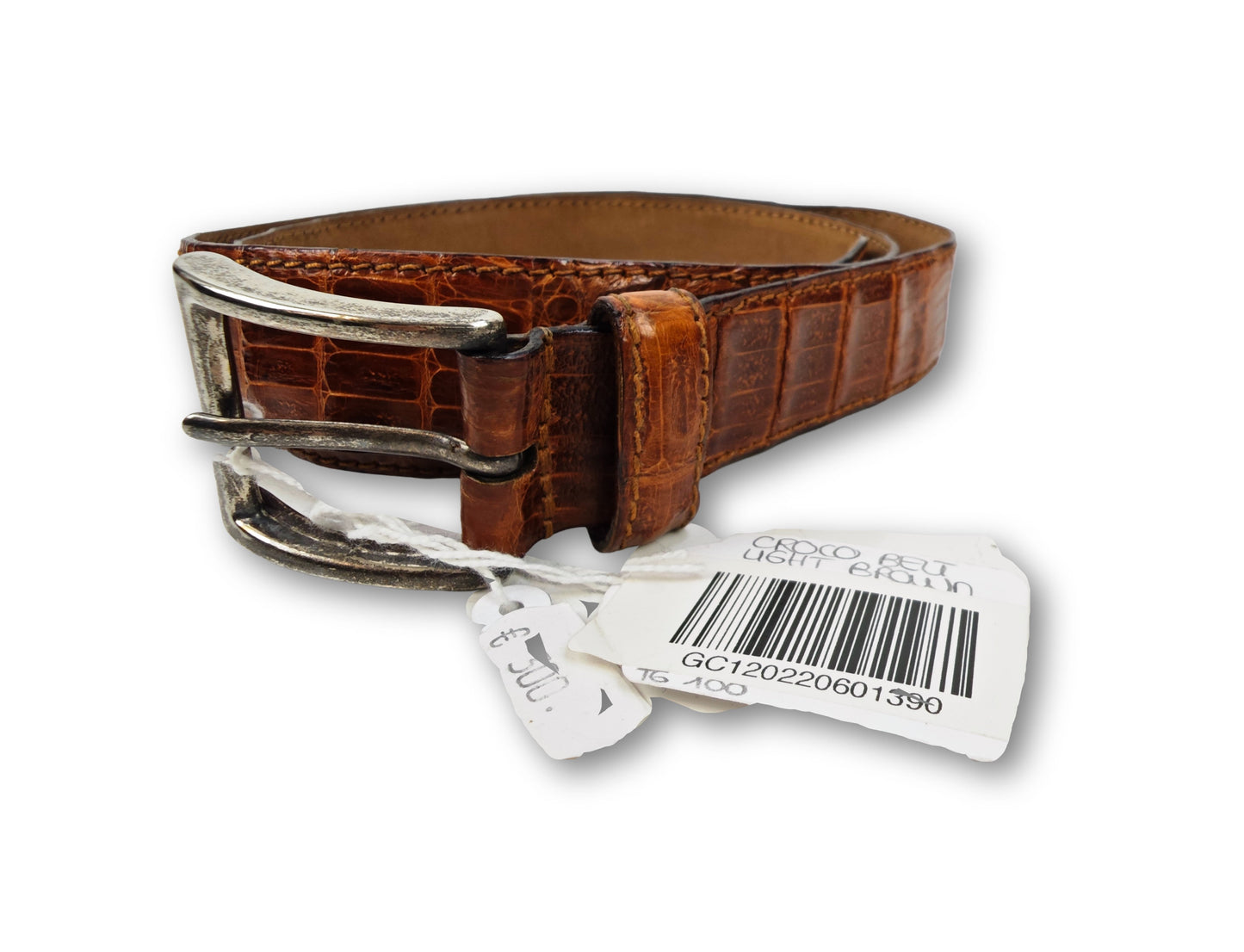 Belle Vie Belt - Crocodile Leather