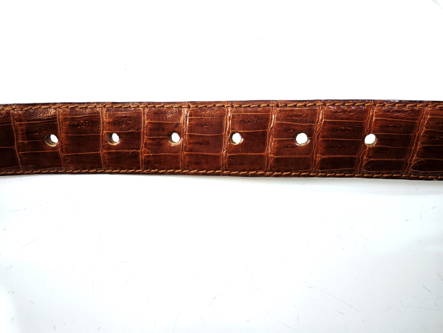 Belle Vie Belt - Crocodile Leather