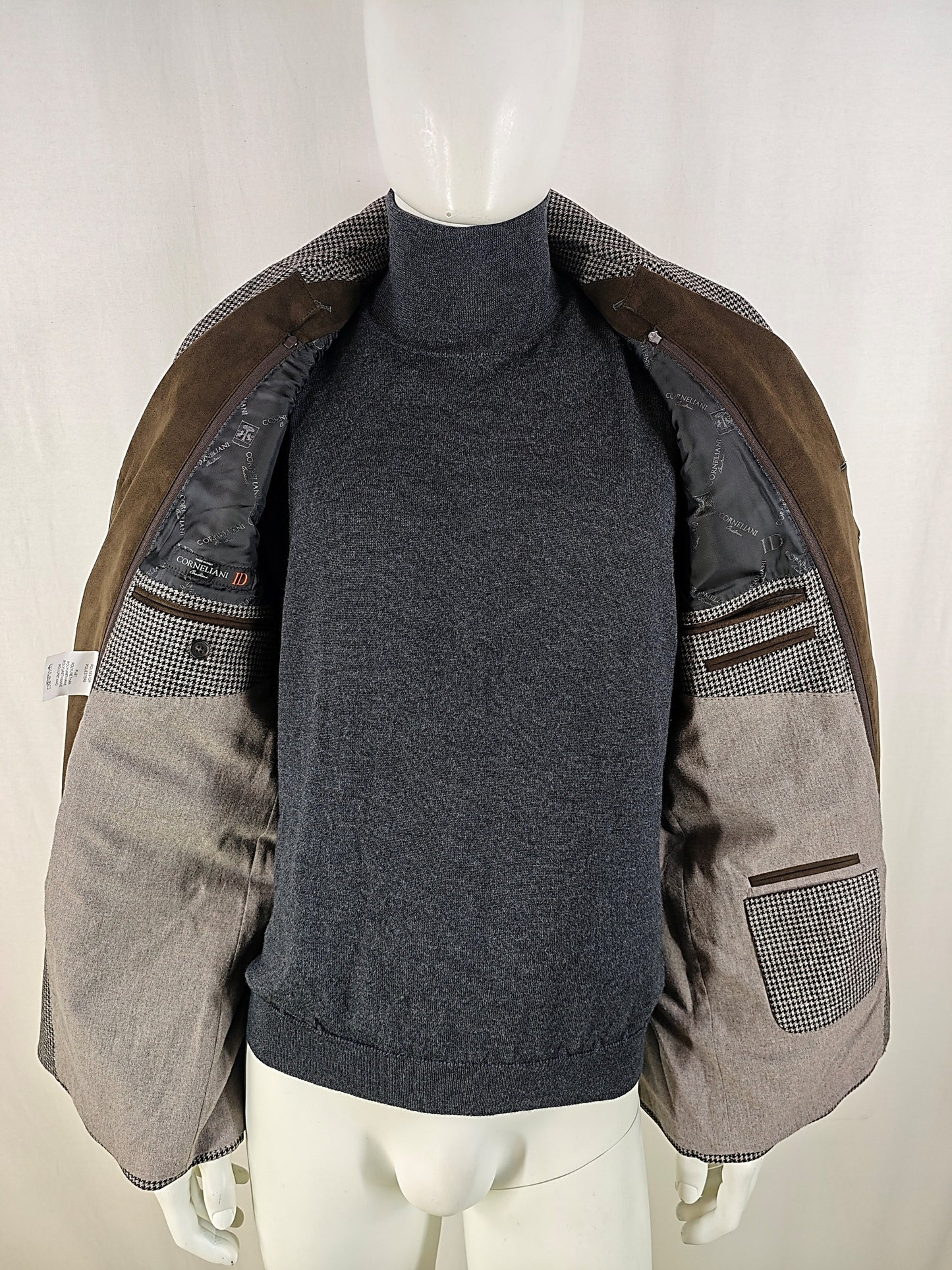 Corneliani ID Blazer Jacket with Windbreaker - Mix Wool & Cashmere