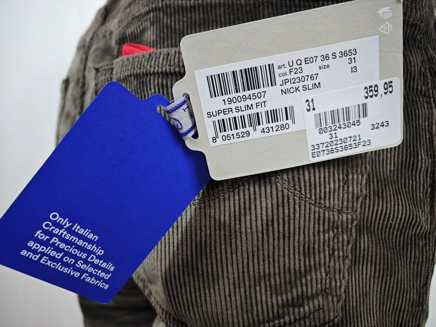Jacob Cohen Nick Slim Jeans Corduroy