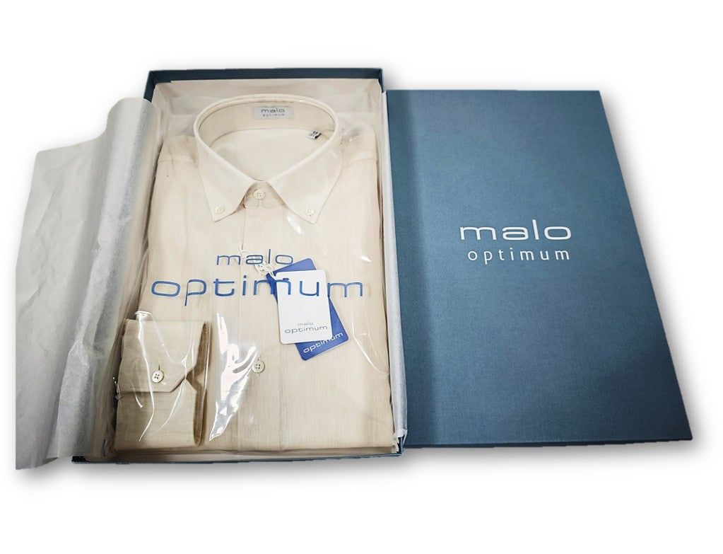 Malo Linen Button Down Shirt