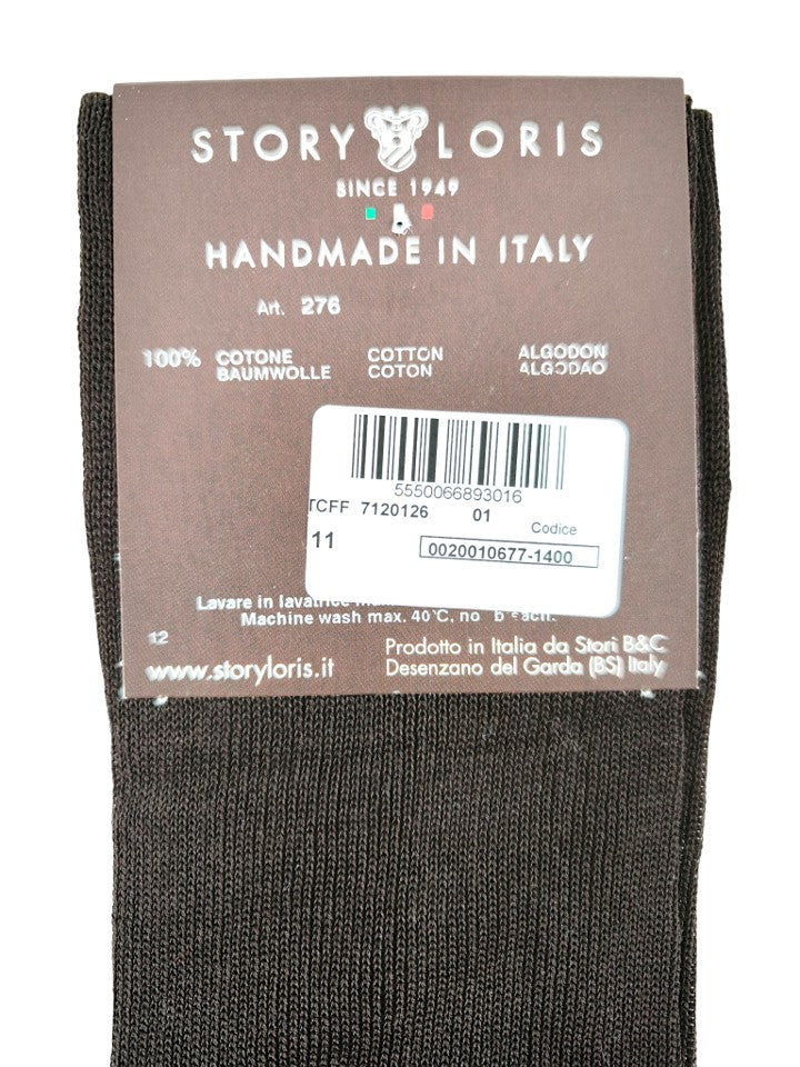 Story Loris Cotton Brown Over The Calf Socks