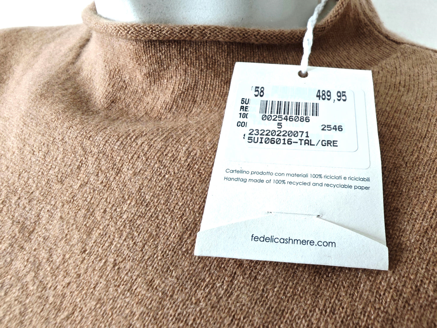 Fedeli Sweater - 100% Cashmere
