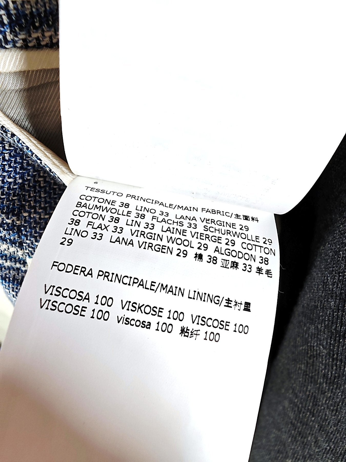 Corneliani Blazer - Mix Cotton, Linen & Wool