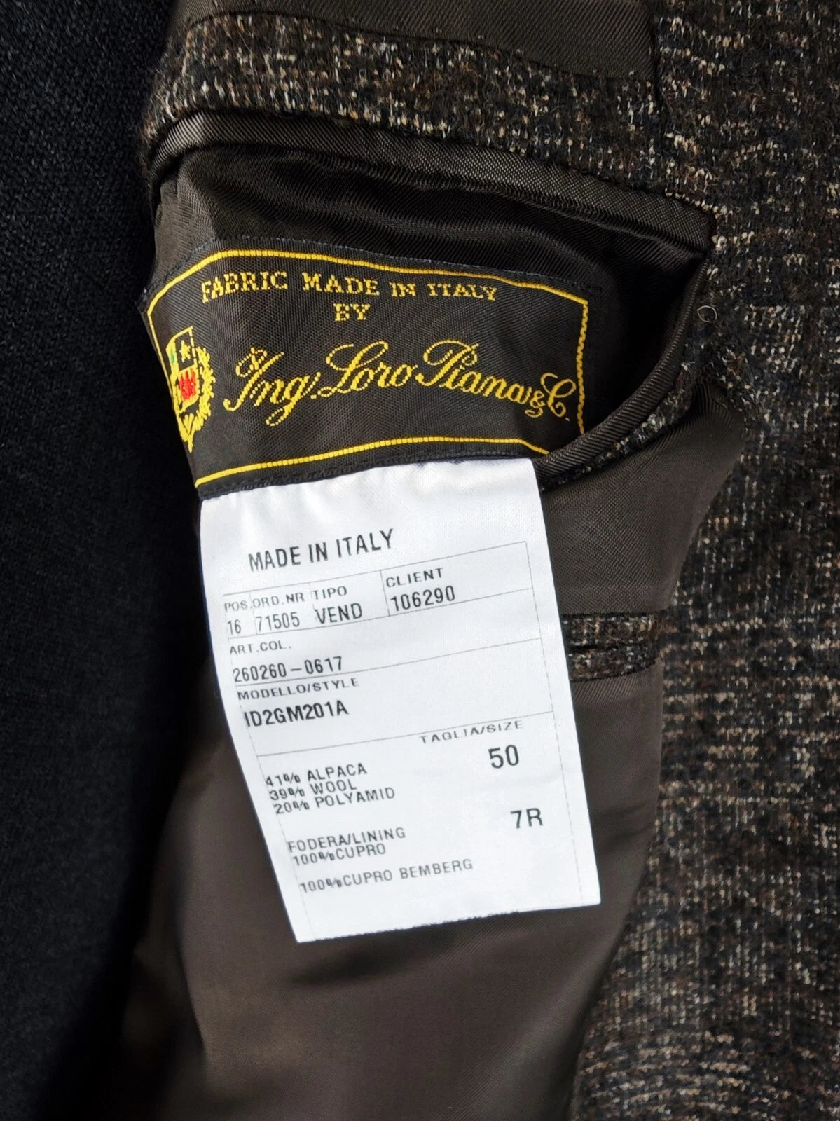 Caruso blazer - Fabric by Loro Piana