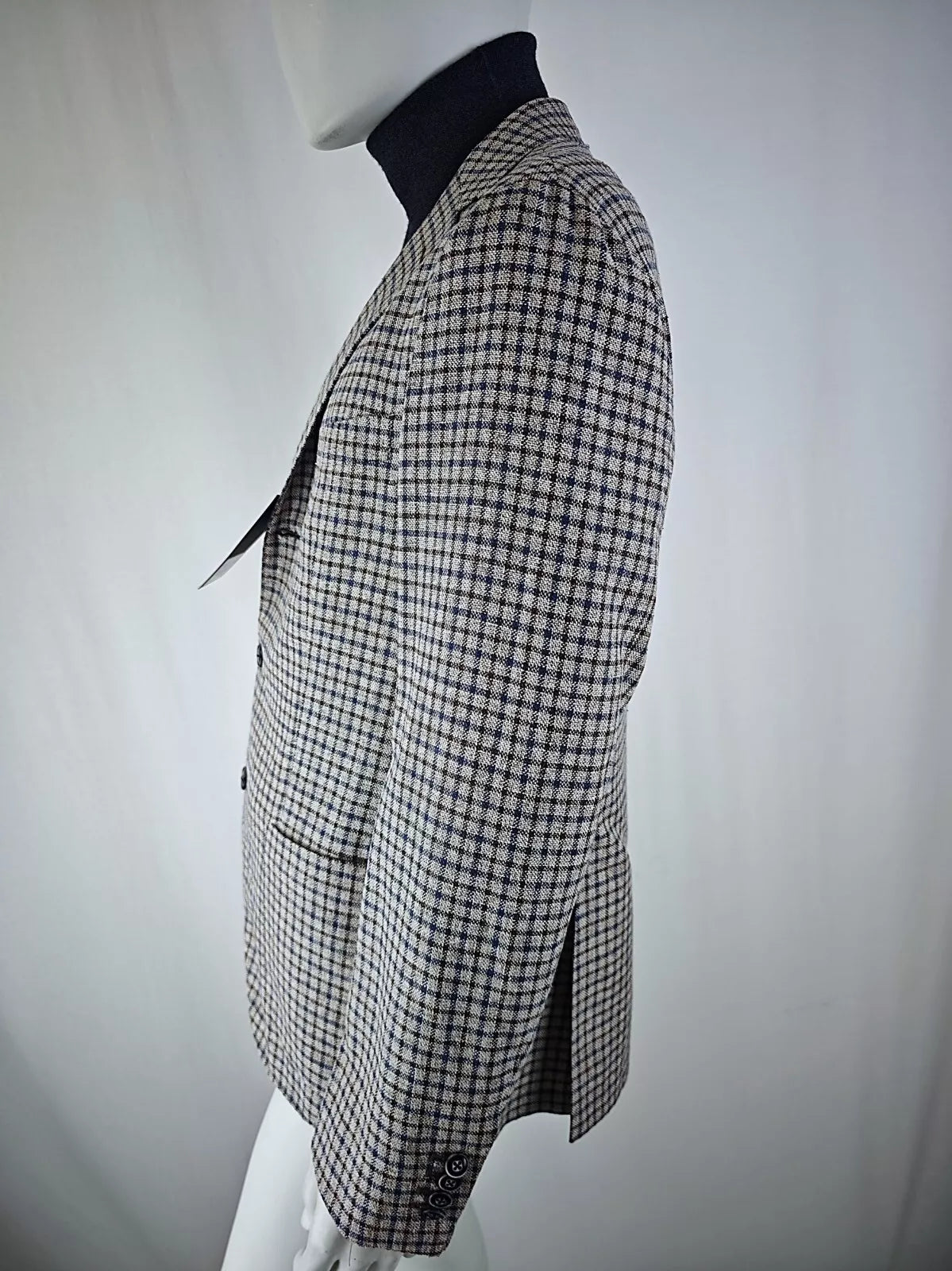 Barba Napoli Chequered Blazer