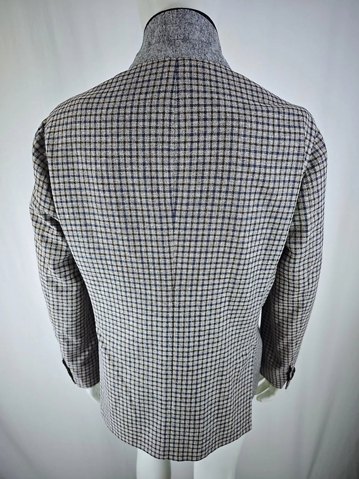 Barba Napoli Chequered Blazer