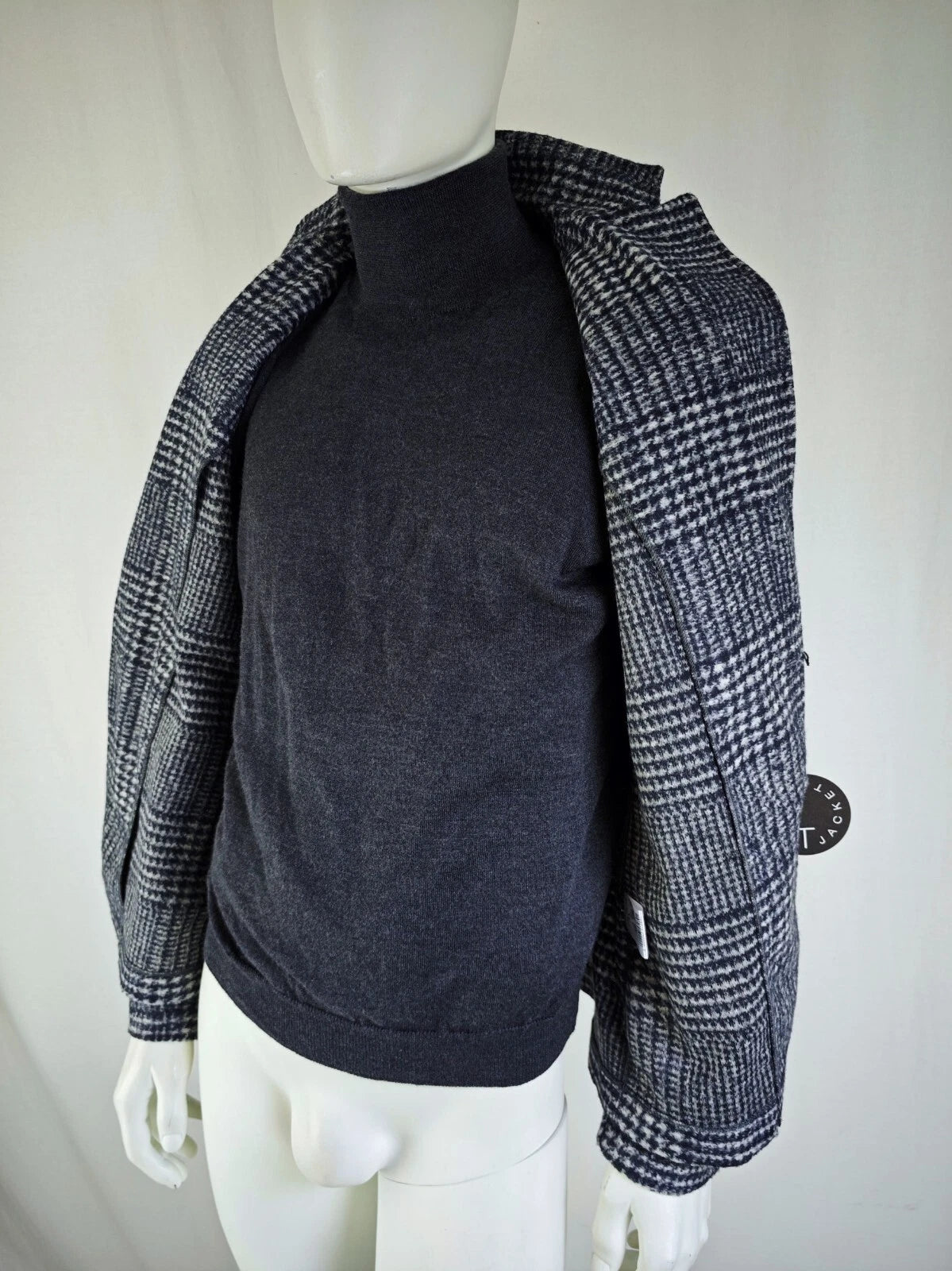 Claudio Tonello T-Jacket Plaid Blazer