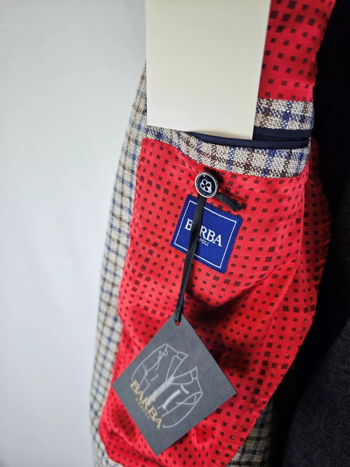 Barba Napoli Chequered Blazer