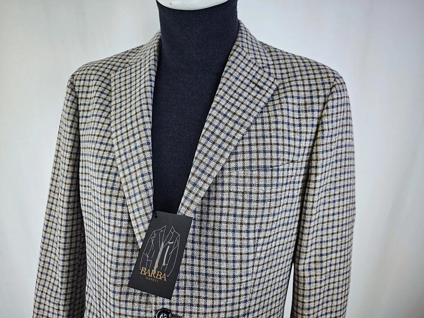 Barba Napoli Chequered Blazer