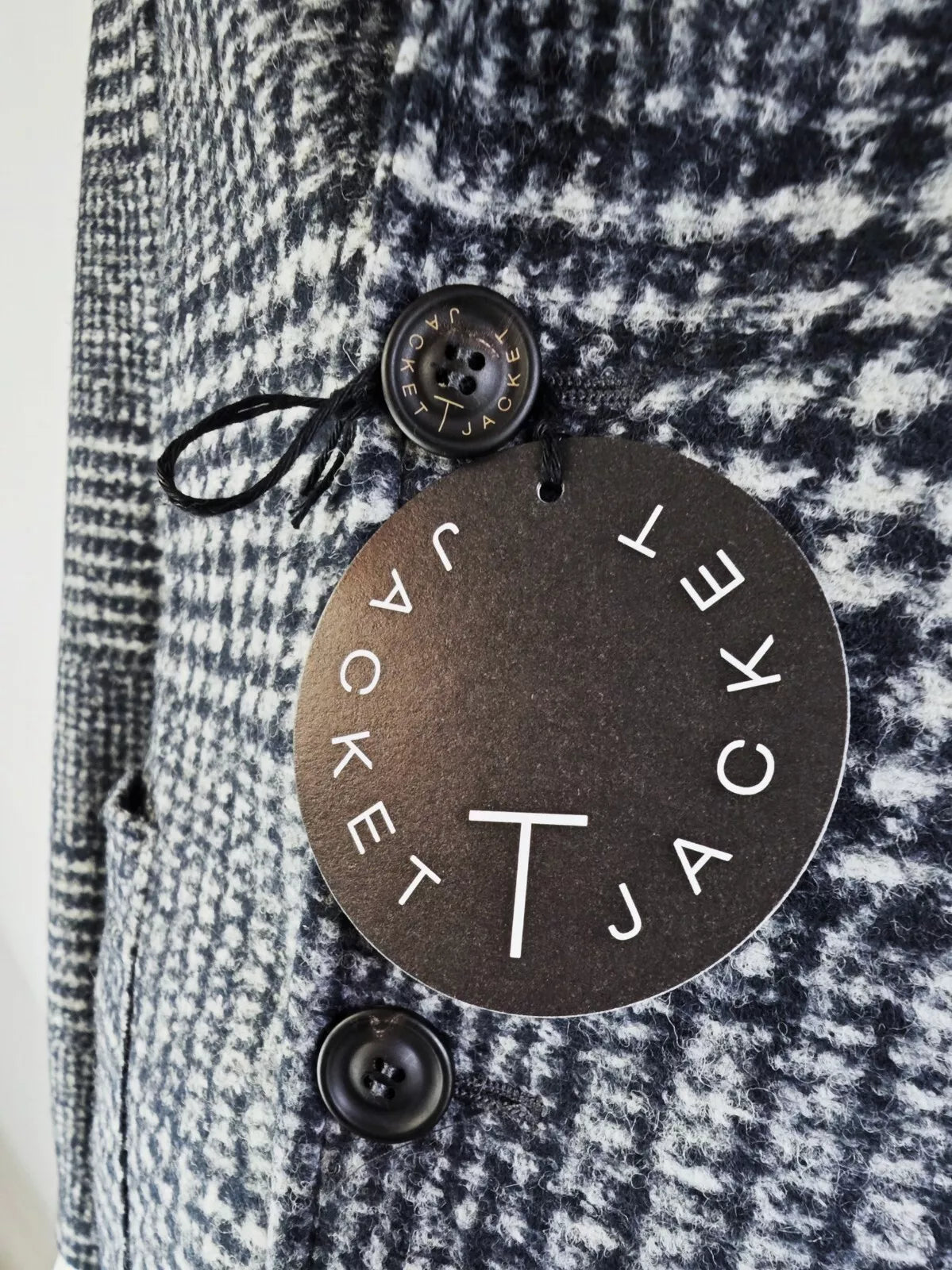 Claudio Tonello T-Jacket Plaid Blazer