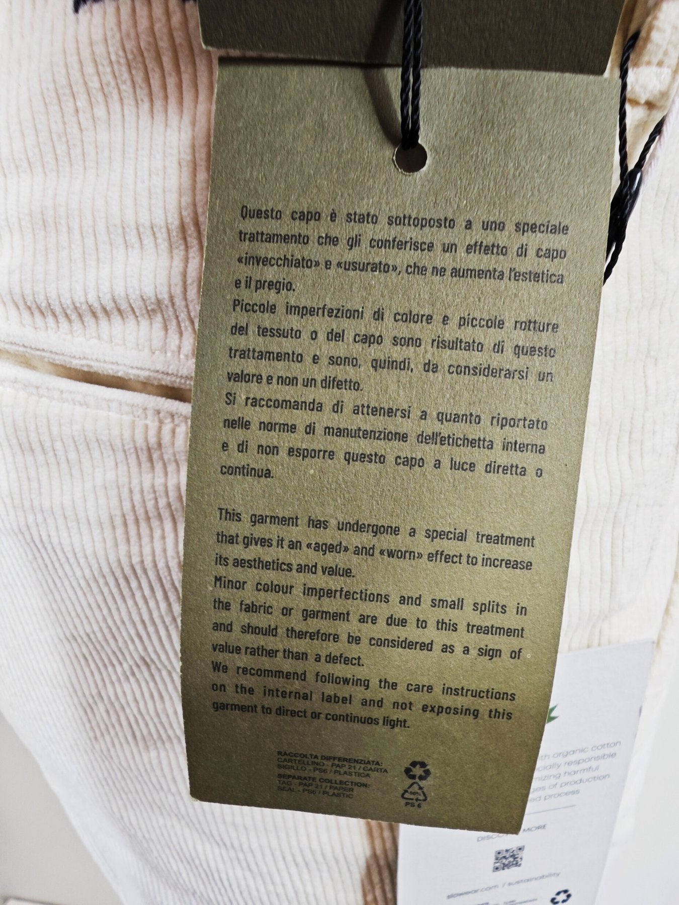 Incotex Trousers Corduroy Ribcord