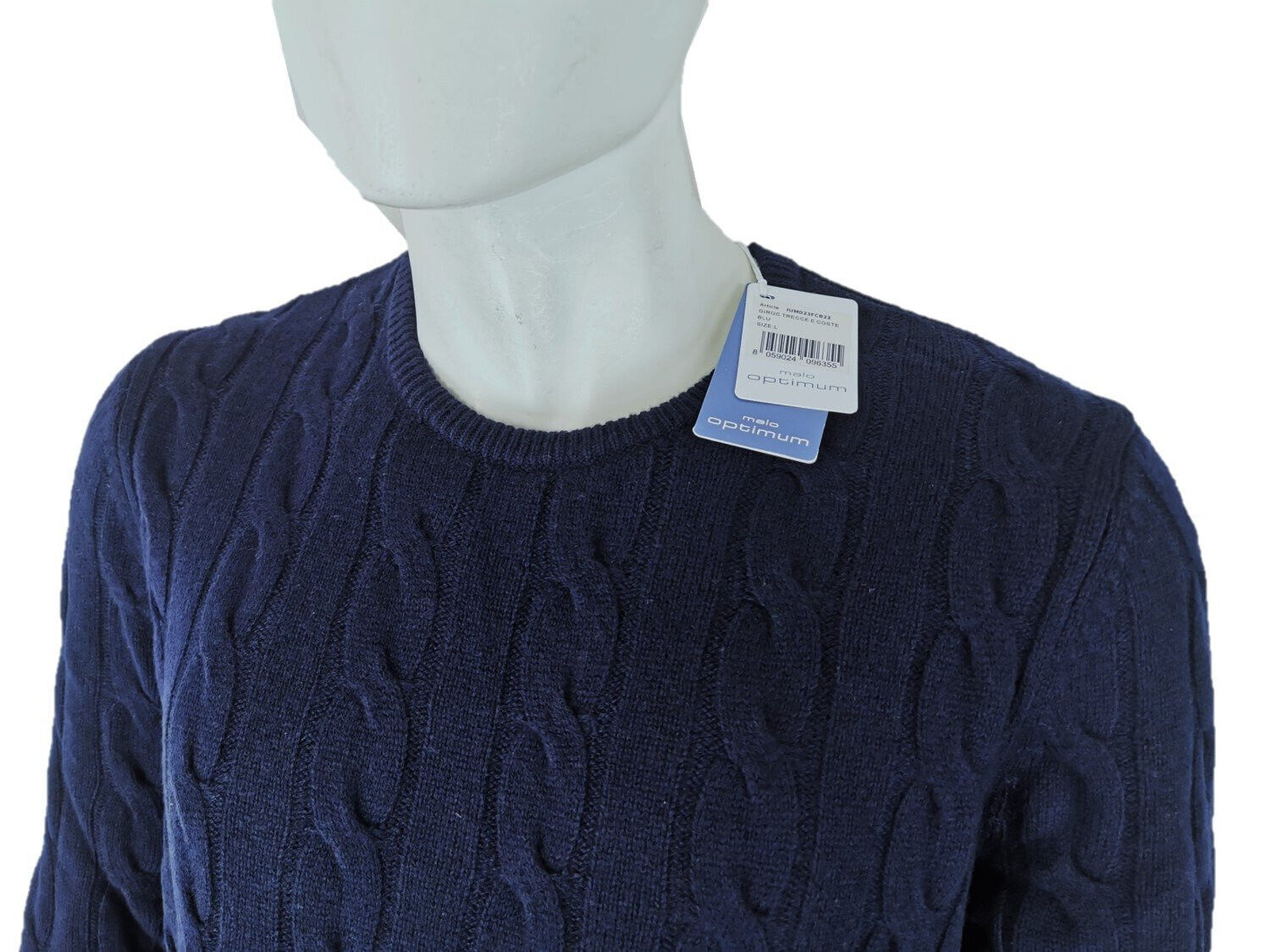 Malo Sweater Mix Wool & Cahmere XL