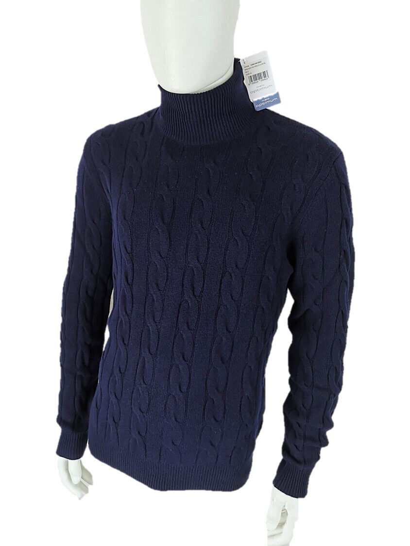 Malo Sweater Mix Wool & Cahmere L Turtle Neck