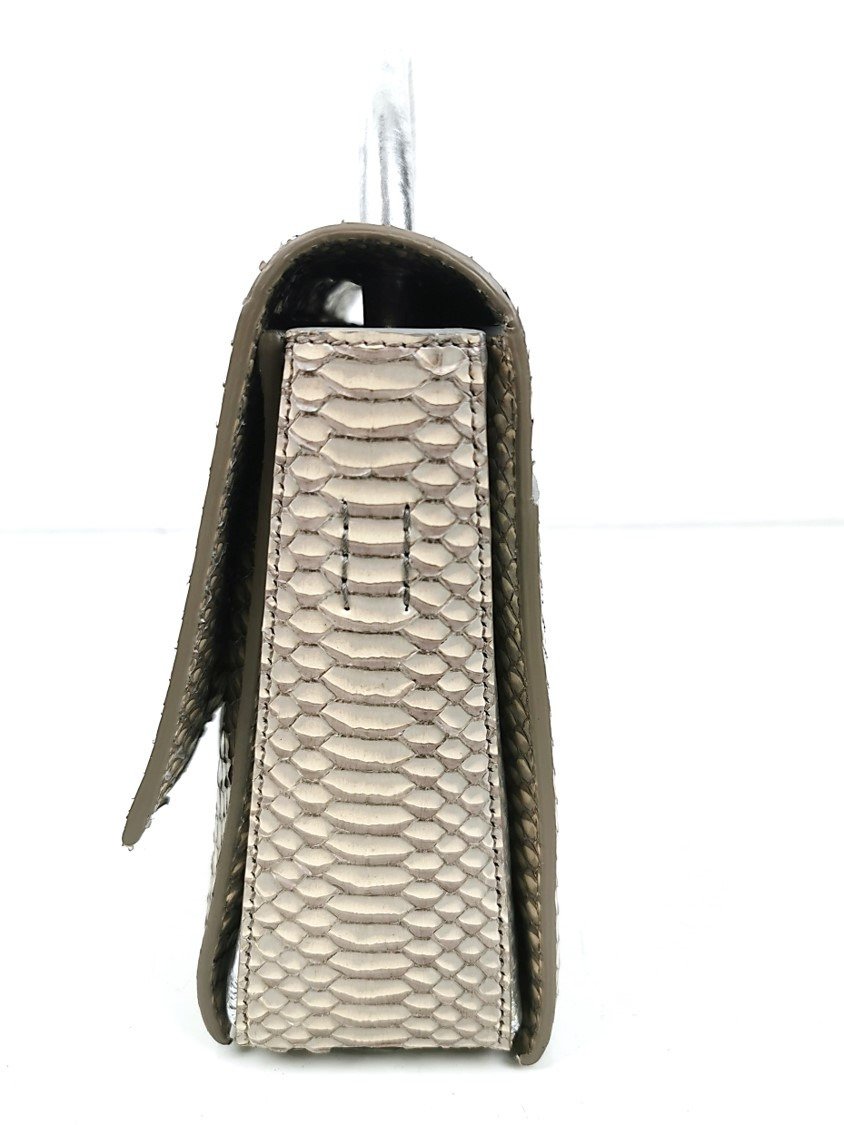 Borsa a mano Maison Martin Margiela - Pelle di serpente arcobaleno