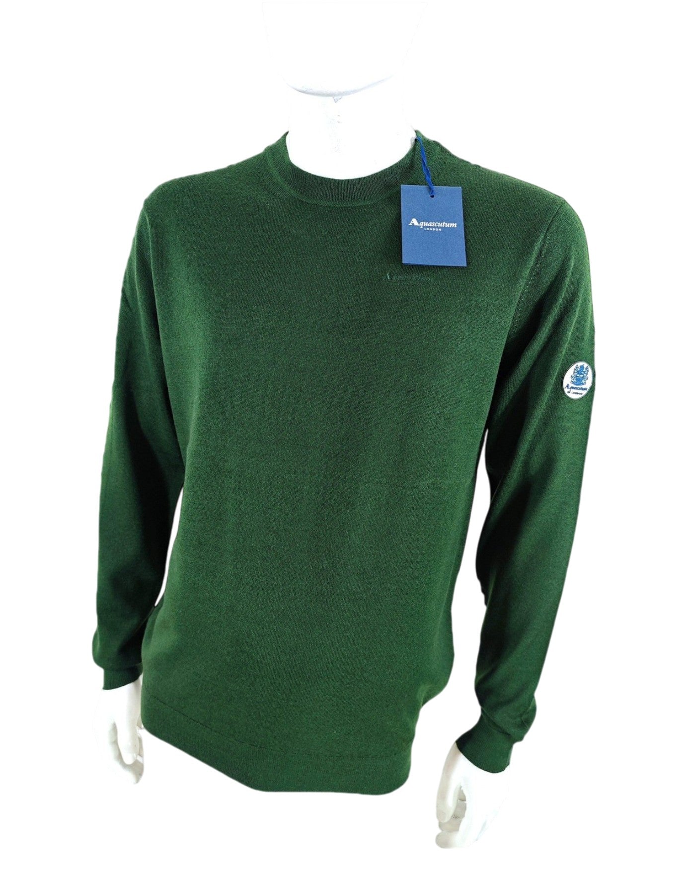 Aquascutum Wool Blend Round Neck Sweater