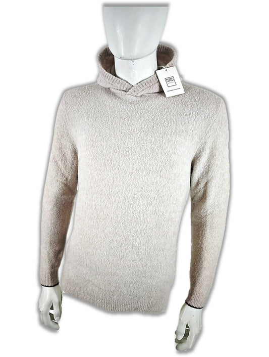 Fedeli Sweater with hoodie - 100% Cashmere