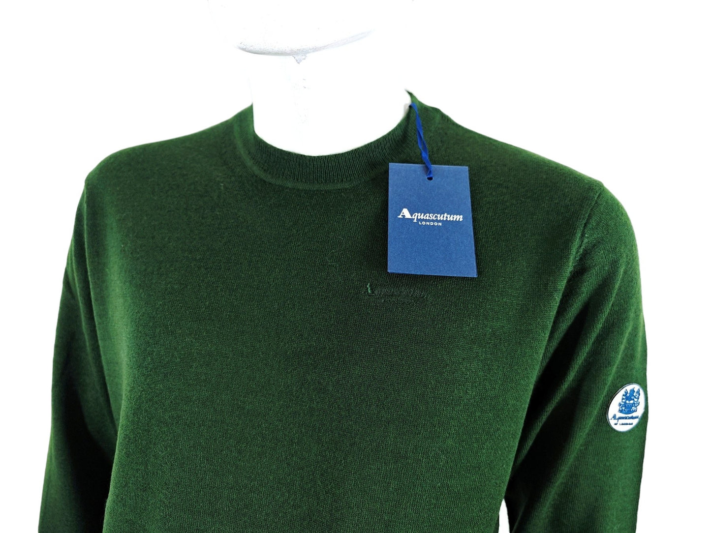 Aquascutum Wool Blend Round Neck Sweater