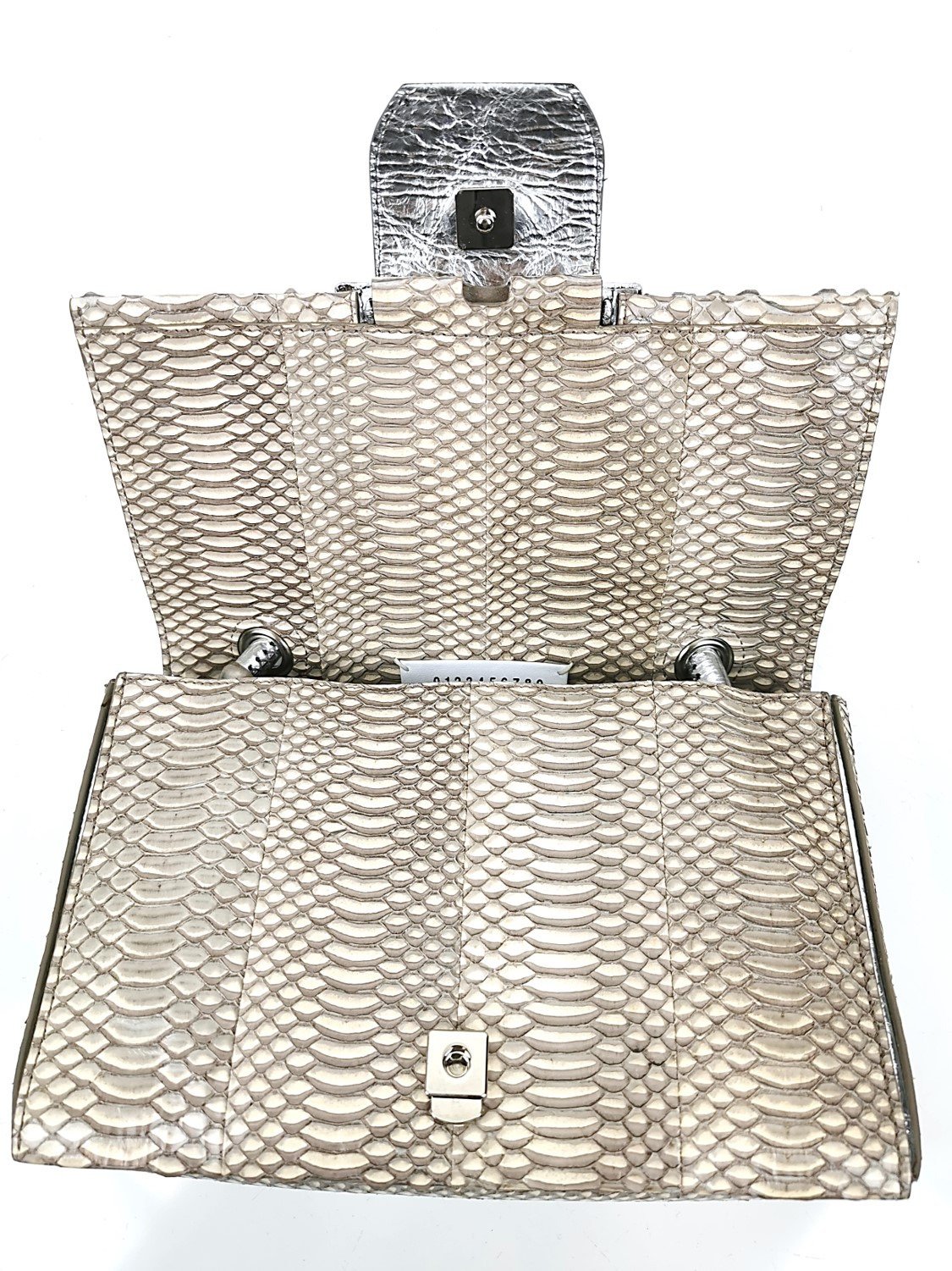 Borsa a mano Maison Martin Margiela - Pelle di serpente arcobaleno