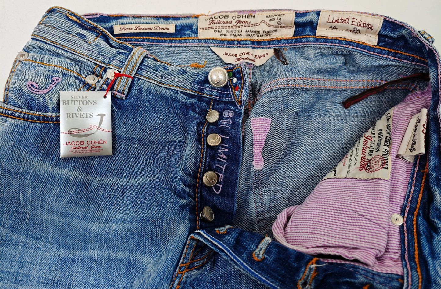 Jacob Cohen 610 Limited Edition (14/21) Jeans Size 33 fits as 32 NEW