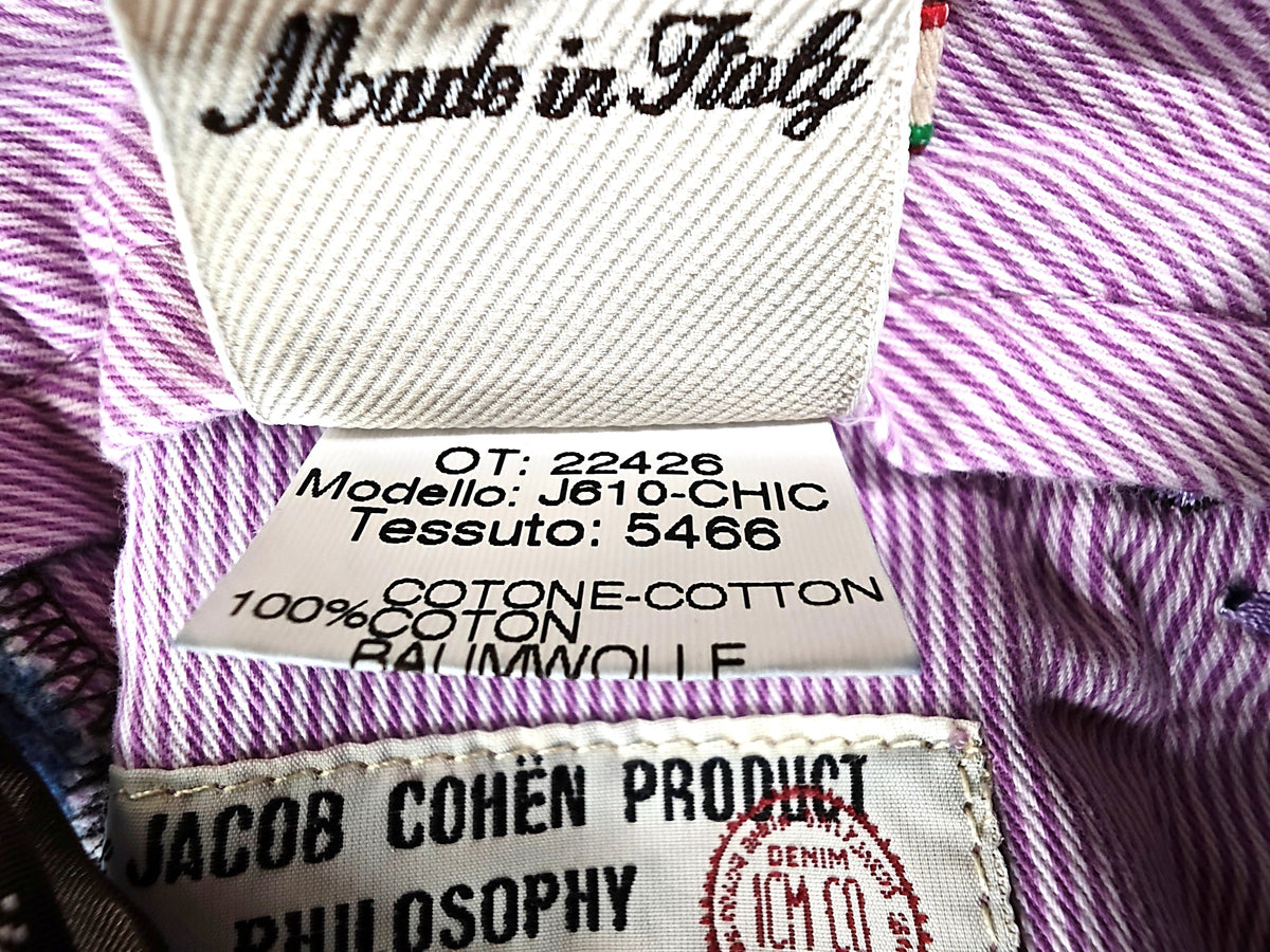 Jacob Cohen 610 Chic Jeans Size 34 fits as 33(waist can be extended)