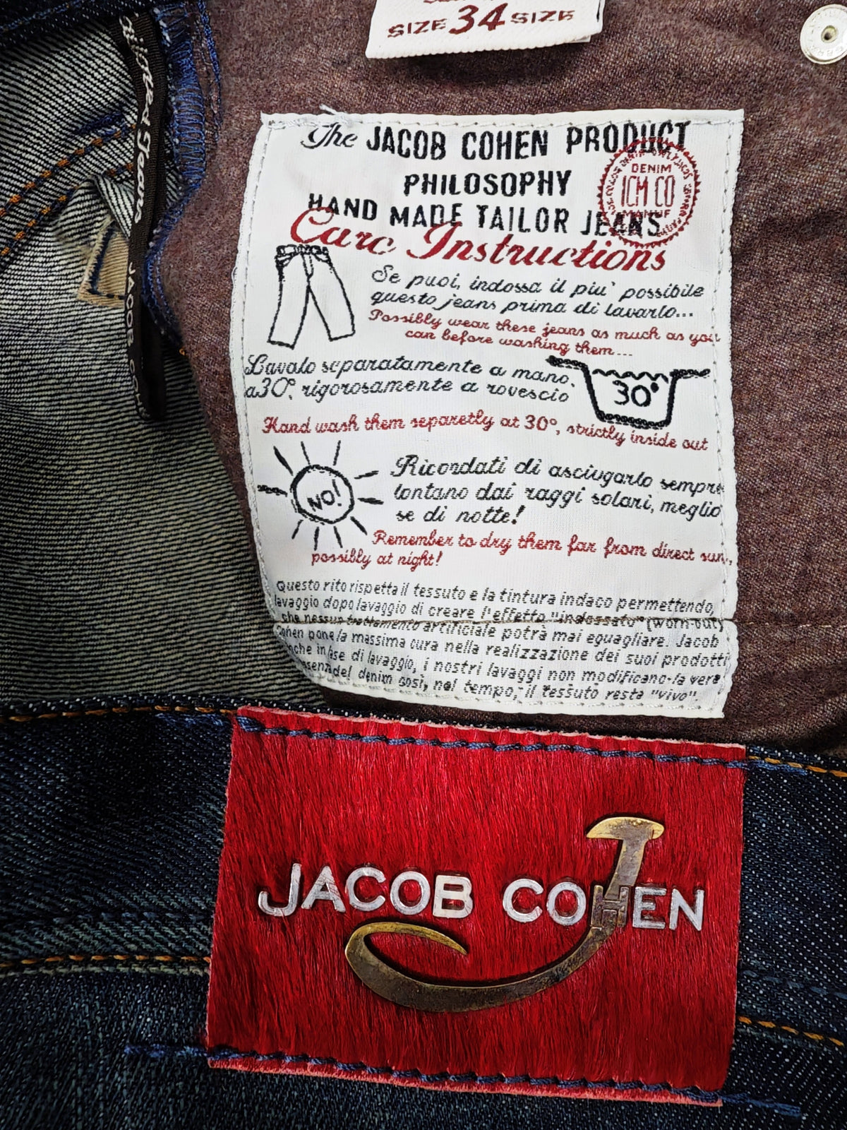 Jacob Cohen 620 Limited Edition (3/18) Jeans Size 34
