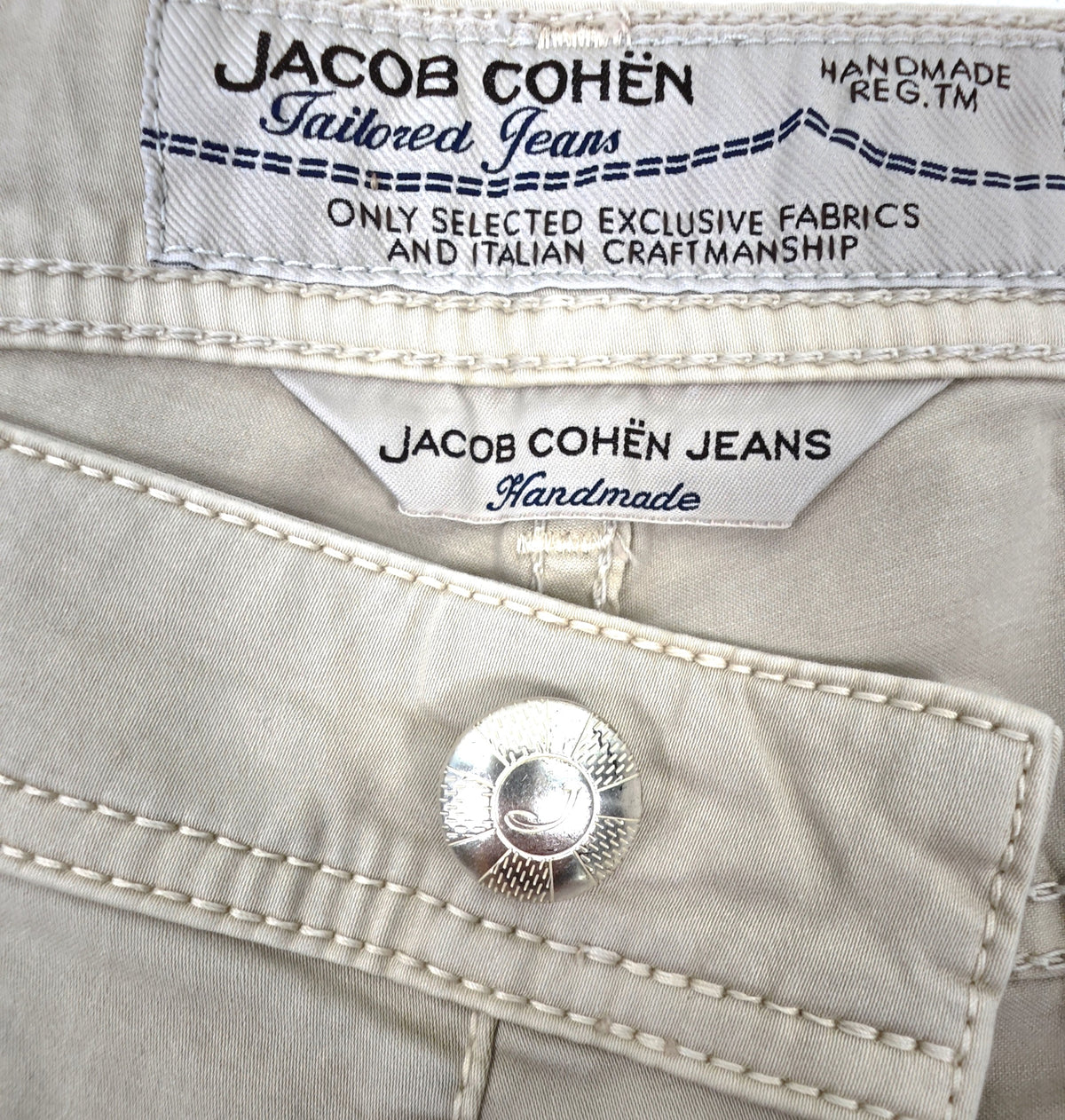 Jacob Cohen 688 Comfort Trousers Size 31 (or 32) with small stains