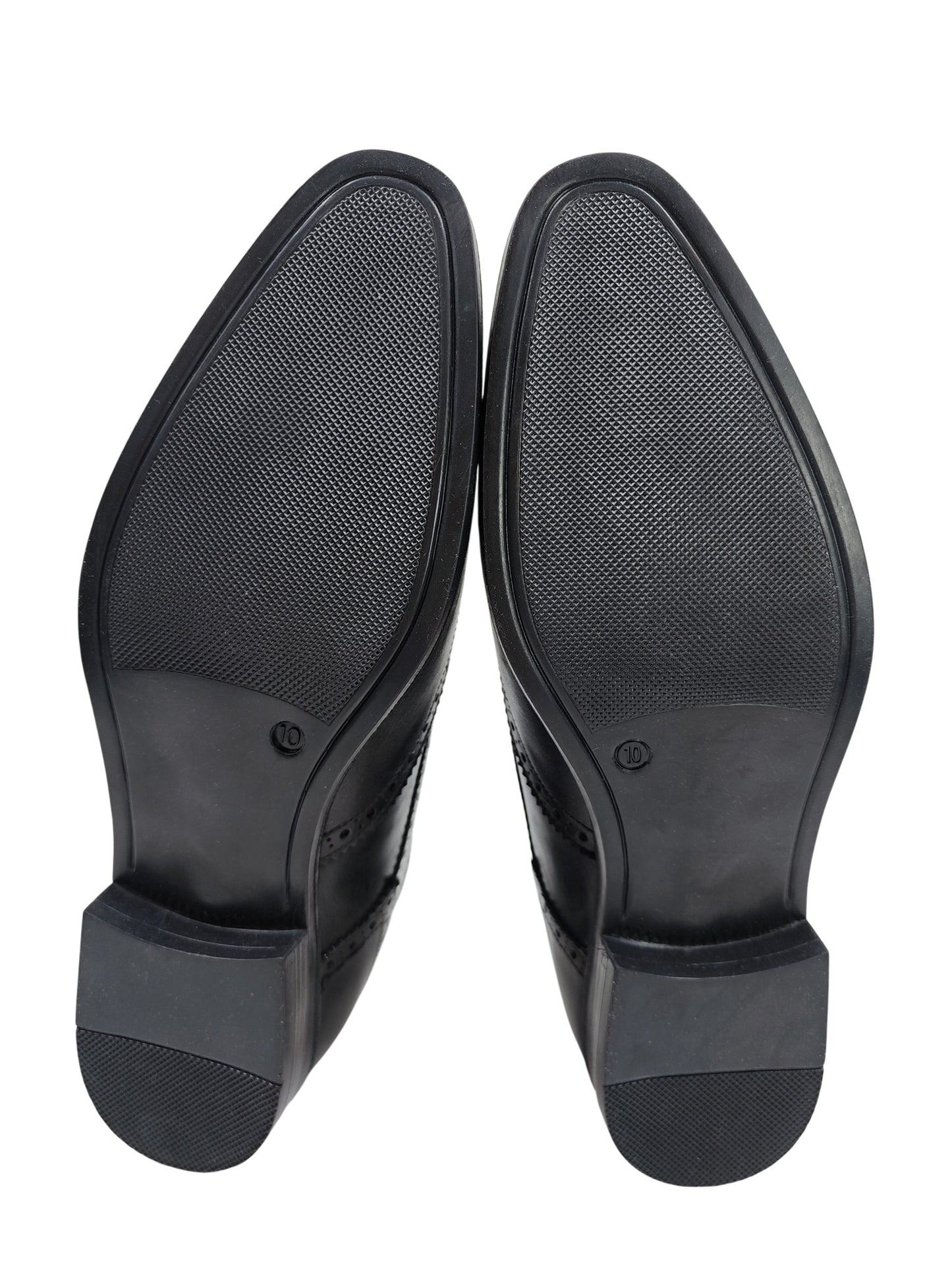 Testoni Black Burnished Calf Leather Derby Shoes