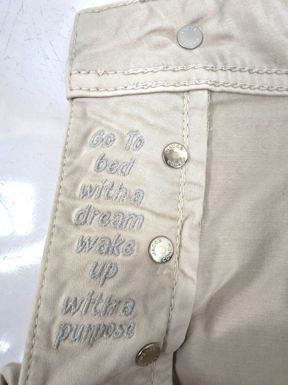 Jacob Cohen 688 Comfort Trousers Size 31 (or 32) with small stains