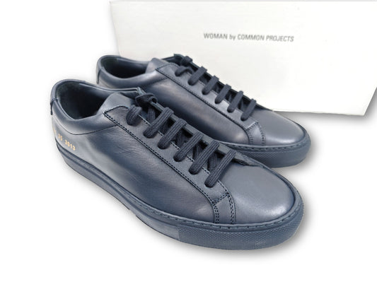 Woman by Common Projects Original Achilles Low Navy Sneakers