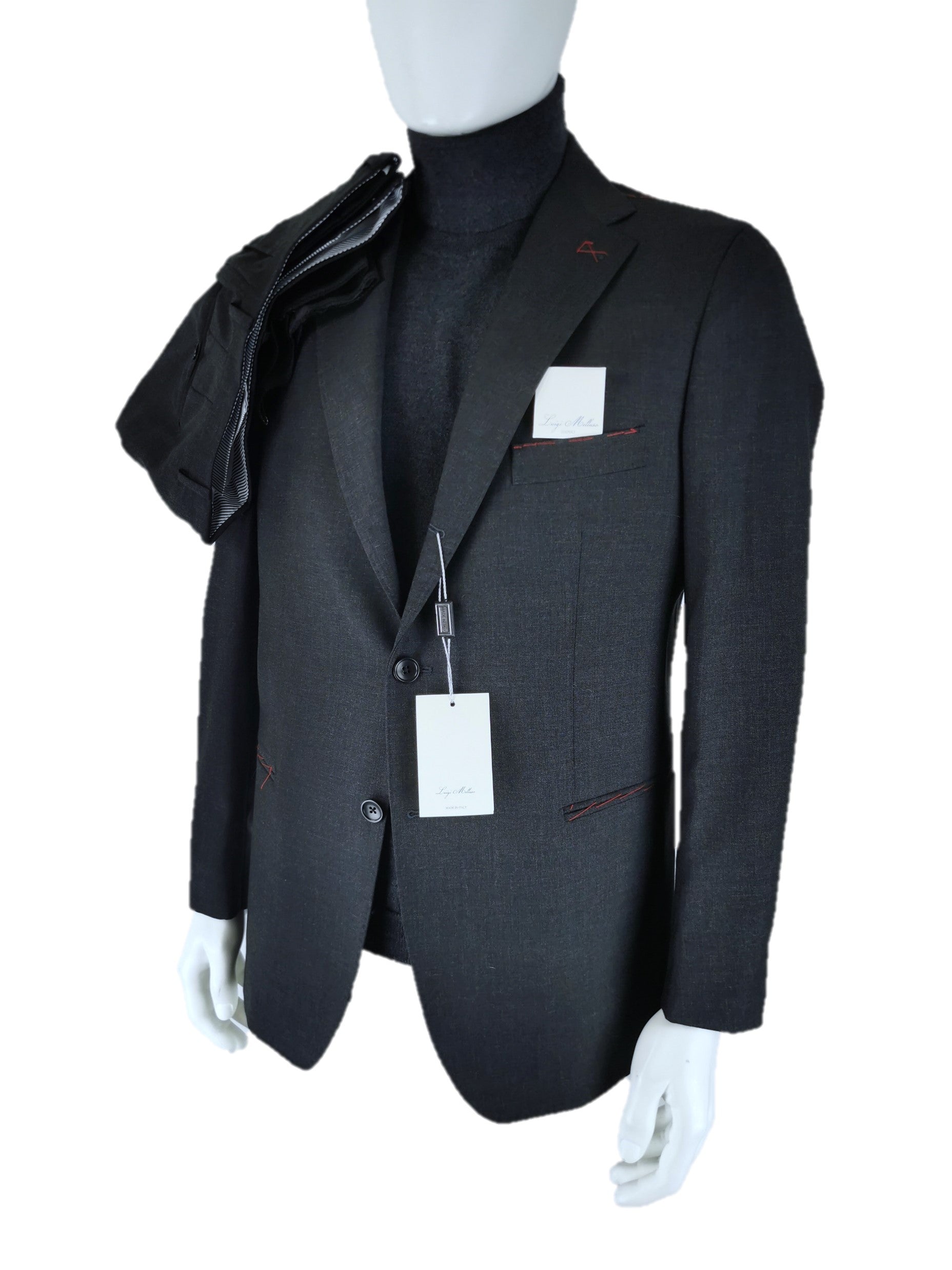 Luigi Melluso Suit, Fabric by Cerruti