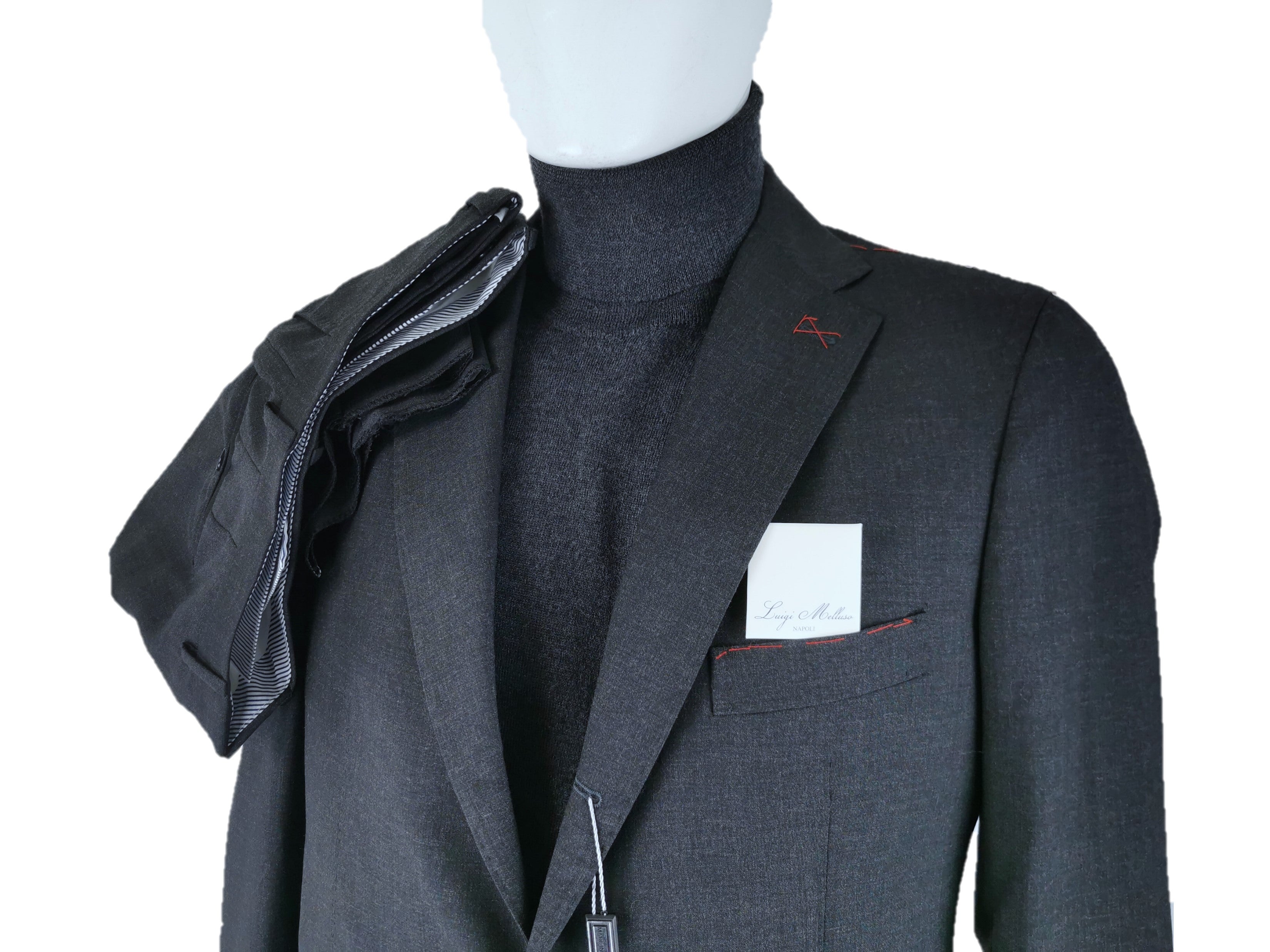 Luigi Melluso Suit, Fabric by Cerruti