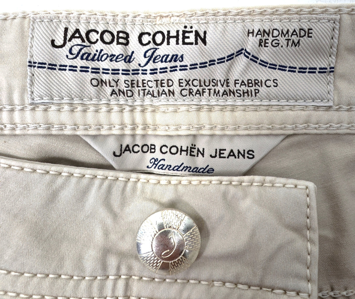 Jacob Cohen 688 Comfort Trousers Size 36 with production defect
