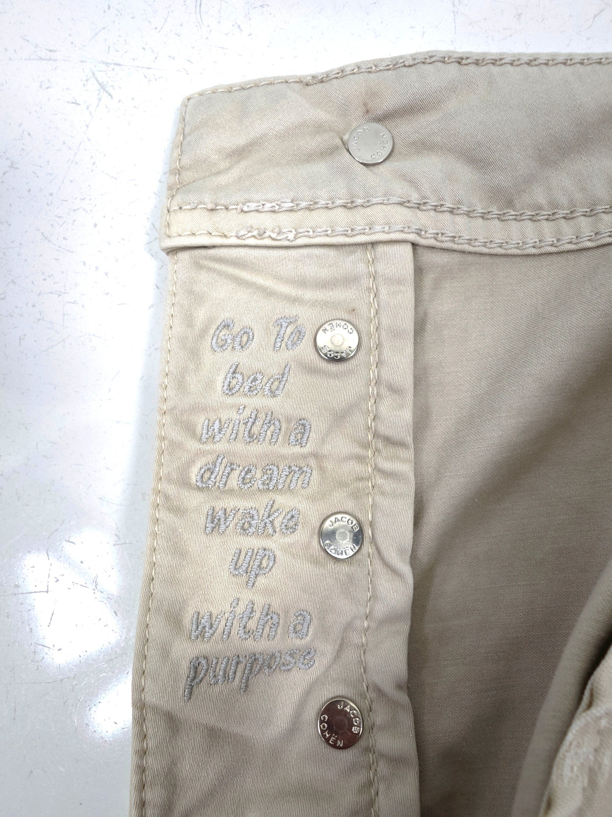 Jacob Cohen 688 Comfort Trousers Size 36 with production defect