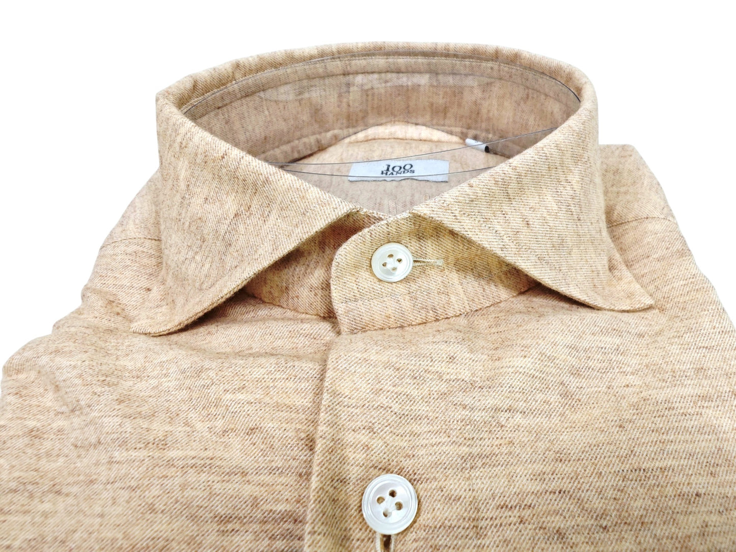 100 Hands Cashmere-Cotton Shirt with Breast Pockets