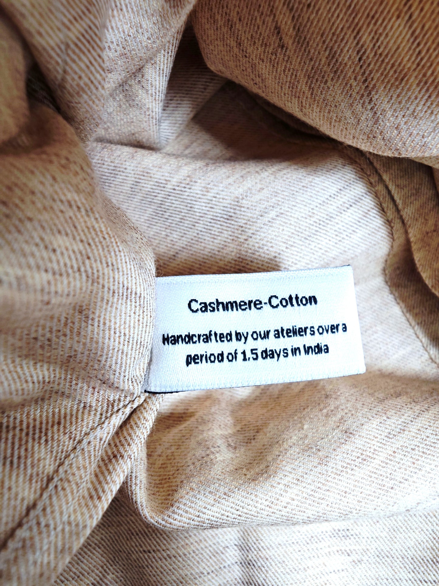 100 Hands Cashmere-Cotton Shirt with Breast Pockets
