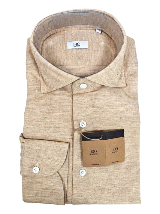 100 Hands Cashmere-Cotton Shirt