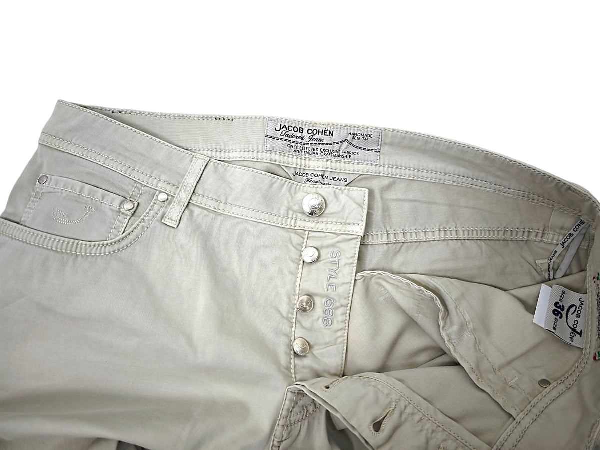 Jacob Cohen 688 Comfort Trousers Size 36 with production defect