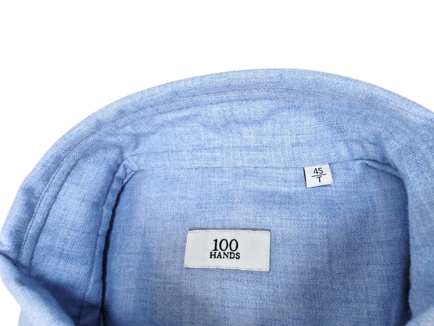 100 Hands Cashmere-Cotton Dress Shirt