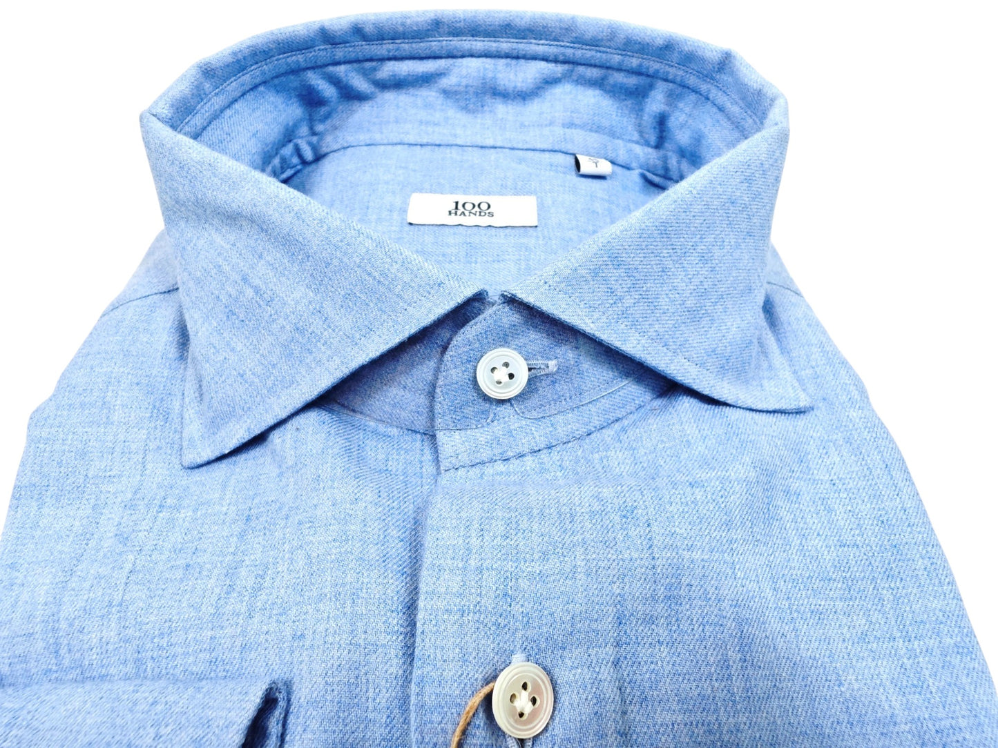 100 Hands Cashmere-Cotton Dress Shirt