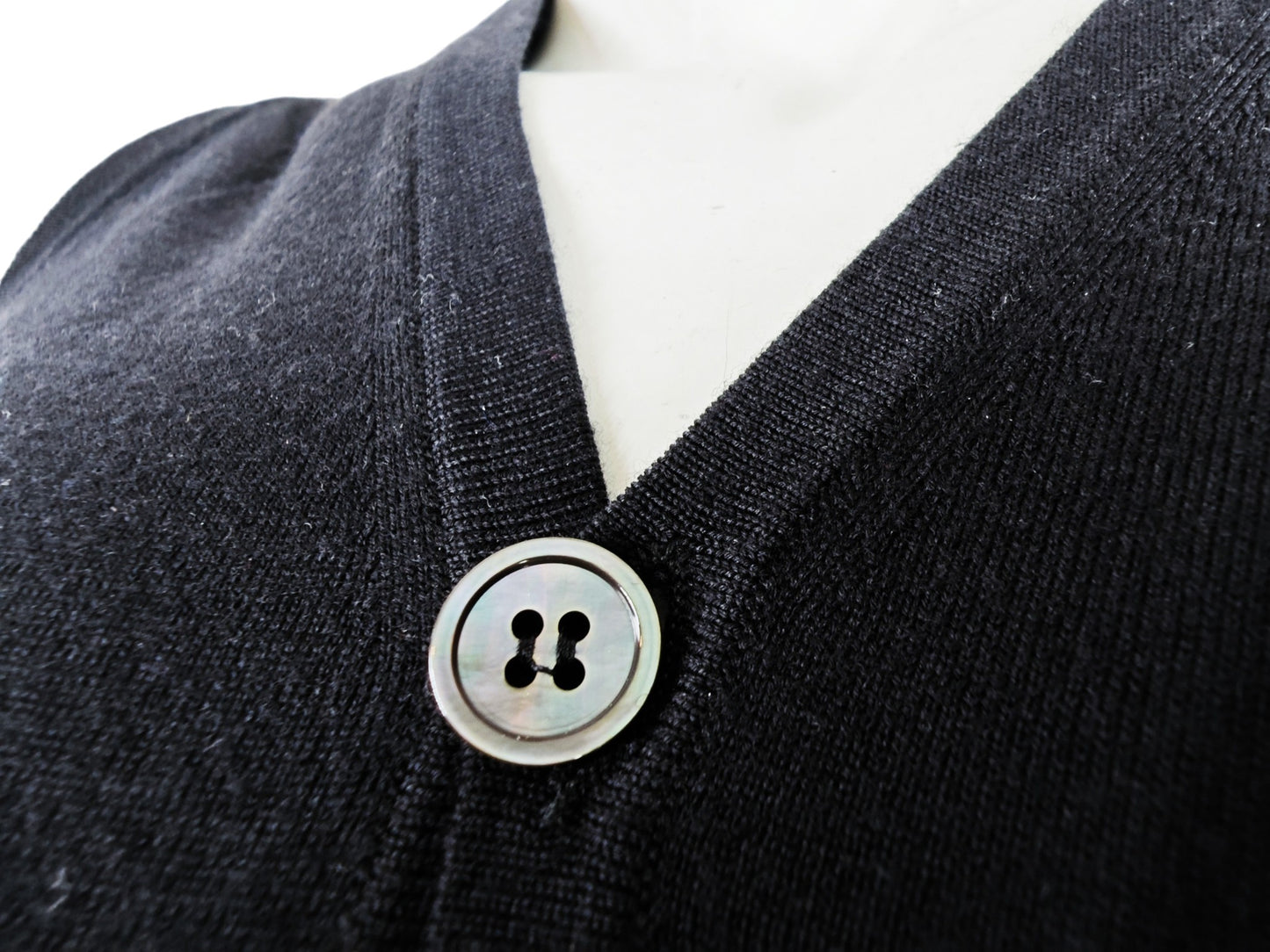 Fedeli Super 160's Wool Cardigan/Vest