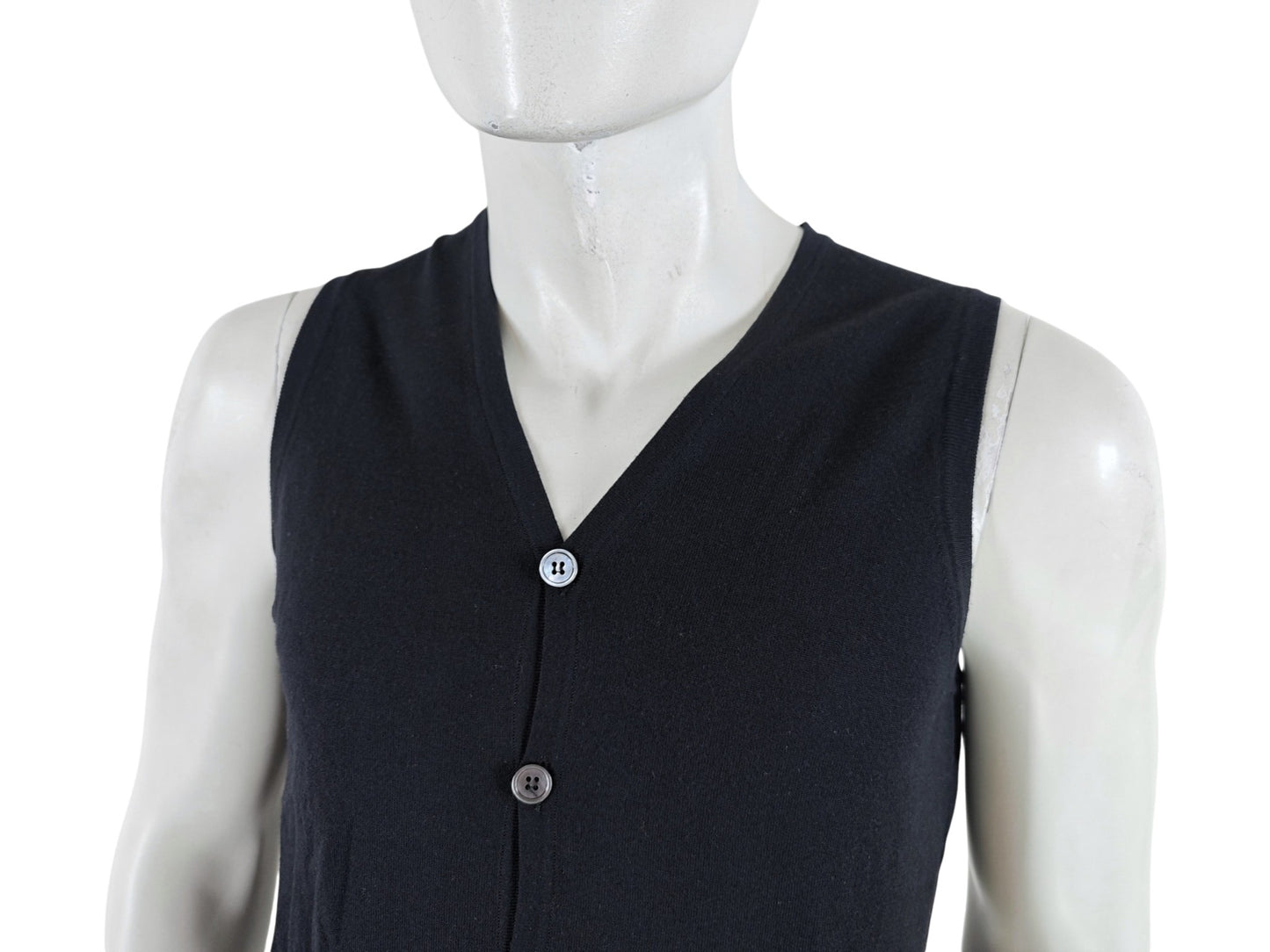 Fedeli Super 160's Wool Cardigan/Vest