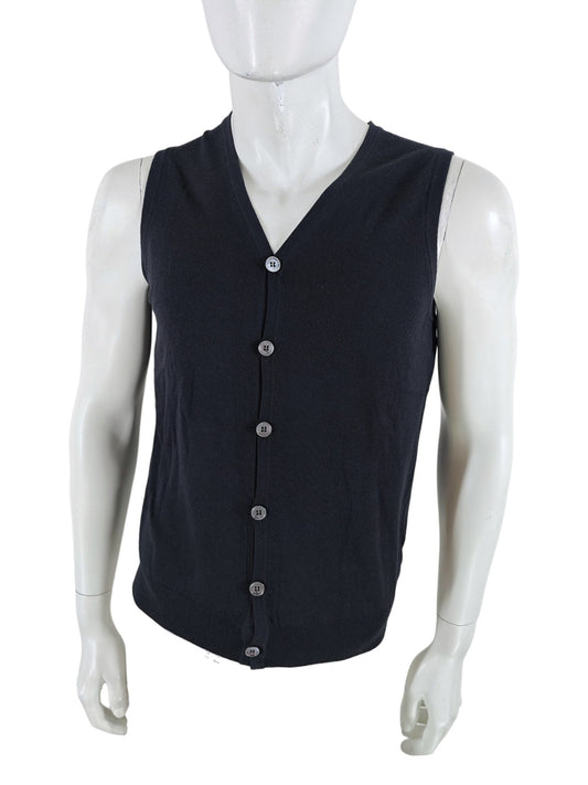 Fedeli Super 160's Wool Cardigan/Vest